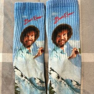 Bob Ross crew socks